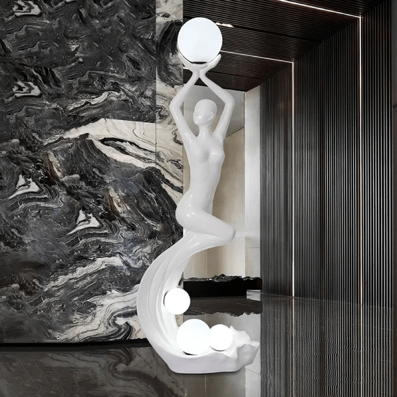 Mermaid Sculpture Floor Lamp - Vakkerlight