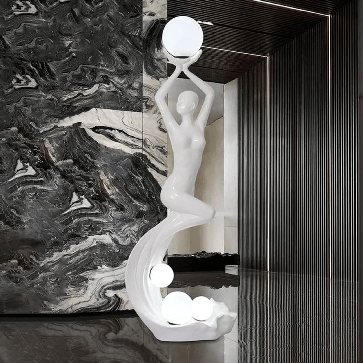 Mermaid Sculpture Floor Lamp - Vakkerlight