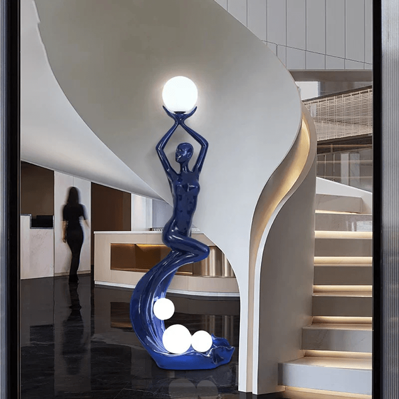 Mermaid Sculpture Floor Lamp - Vakkerlight