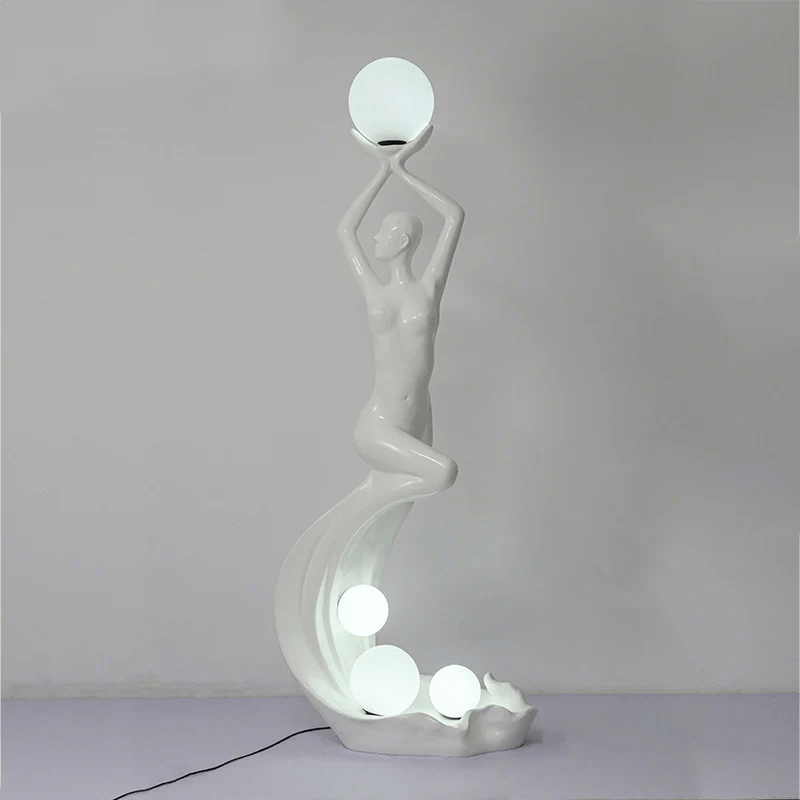 Mermaid Sculpture Floor Lamp - Vakkerlight