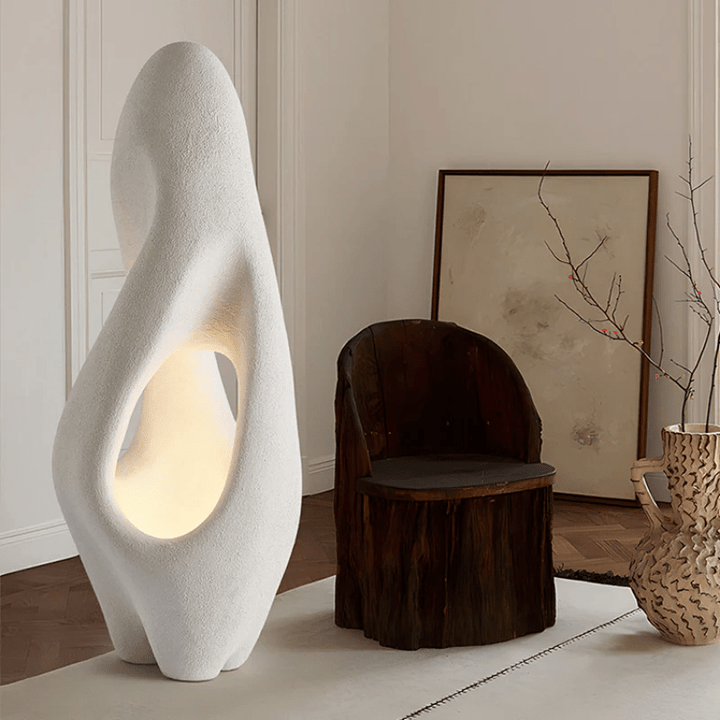 Wabi - Sabi White Floor Lamp - Vakkerlight