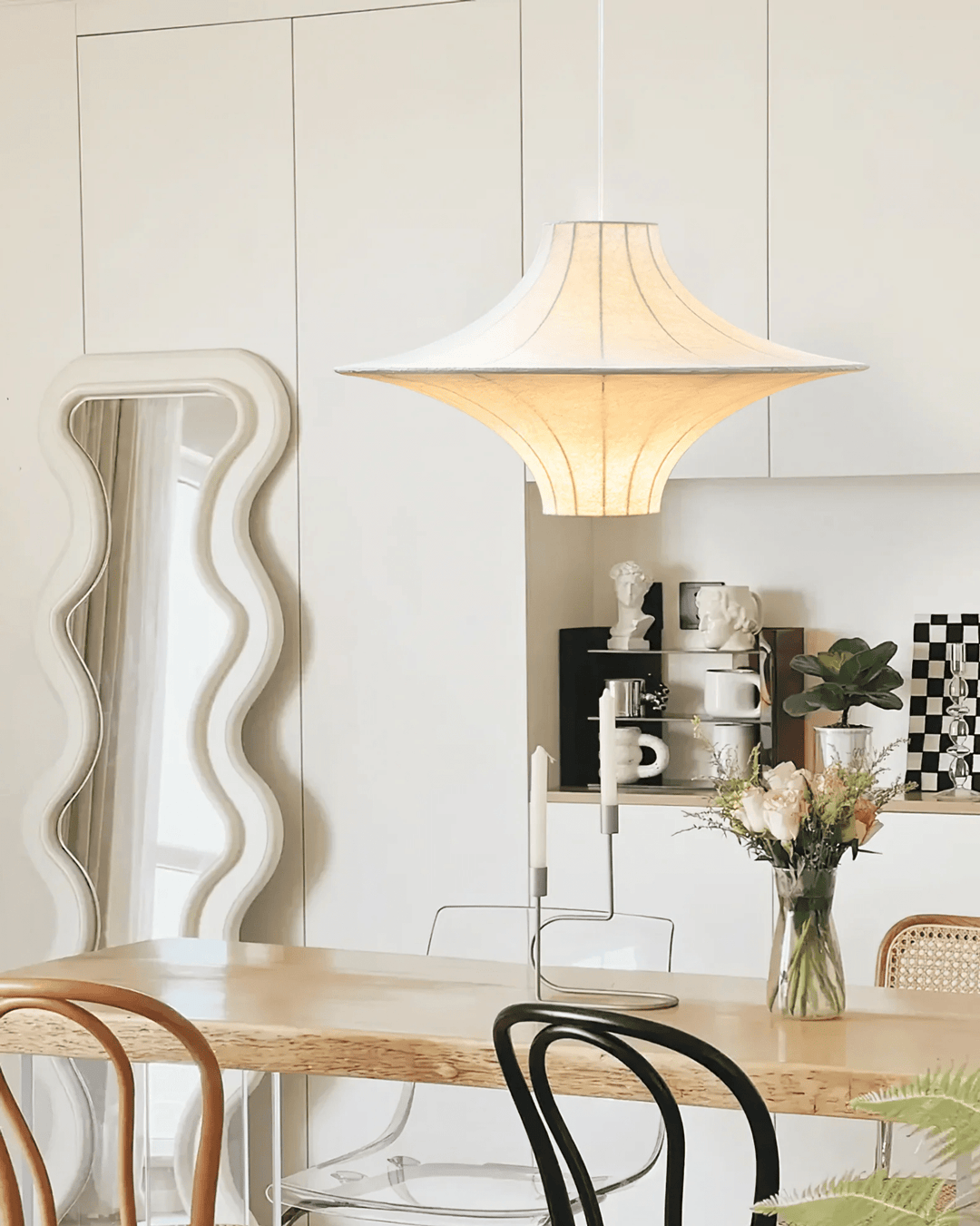 Caela Silk Pendant Lamp - Vakkerlight