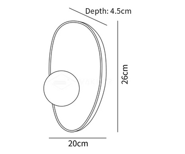 Eivor Wall Lamp — Disegni quotati 1