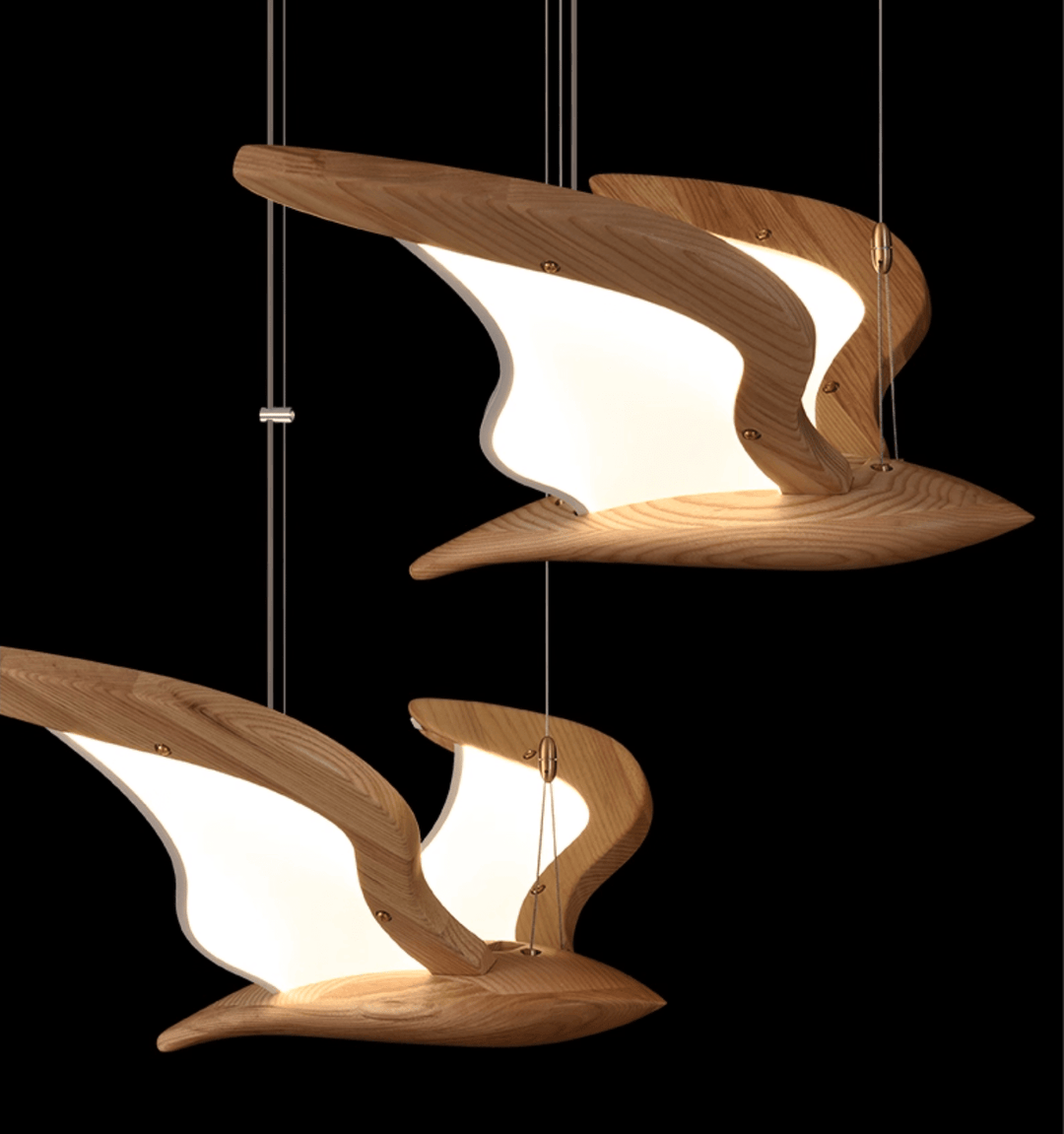 Warbler Chandelier - Vakkerlight