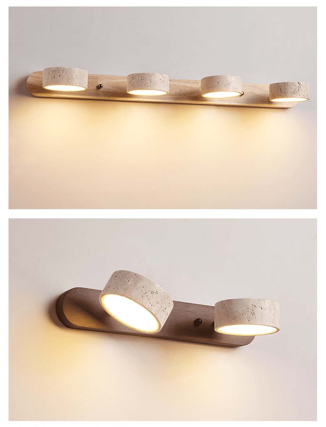 Travertine Duo Wall Light - Vakkerlight