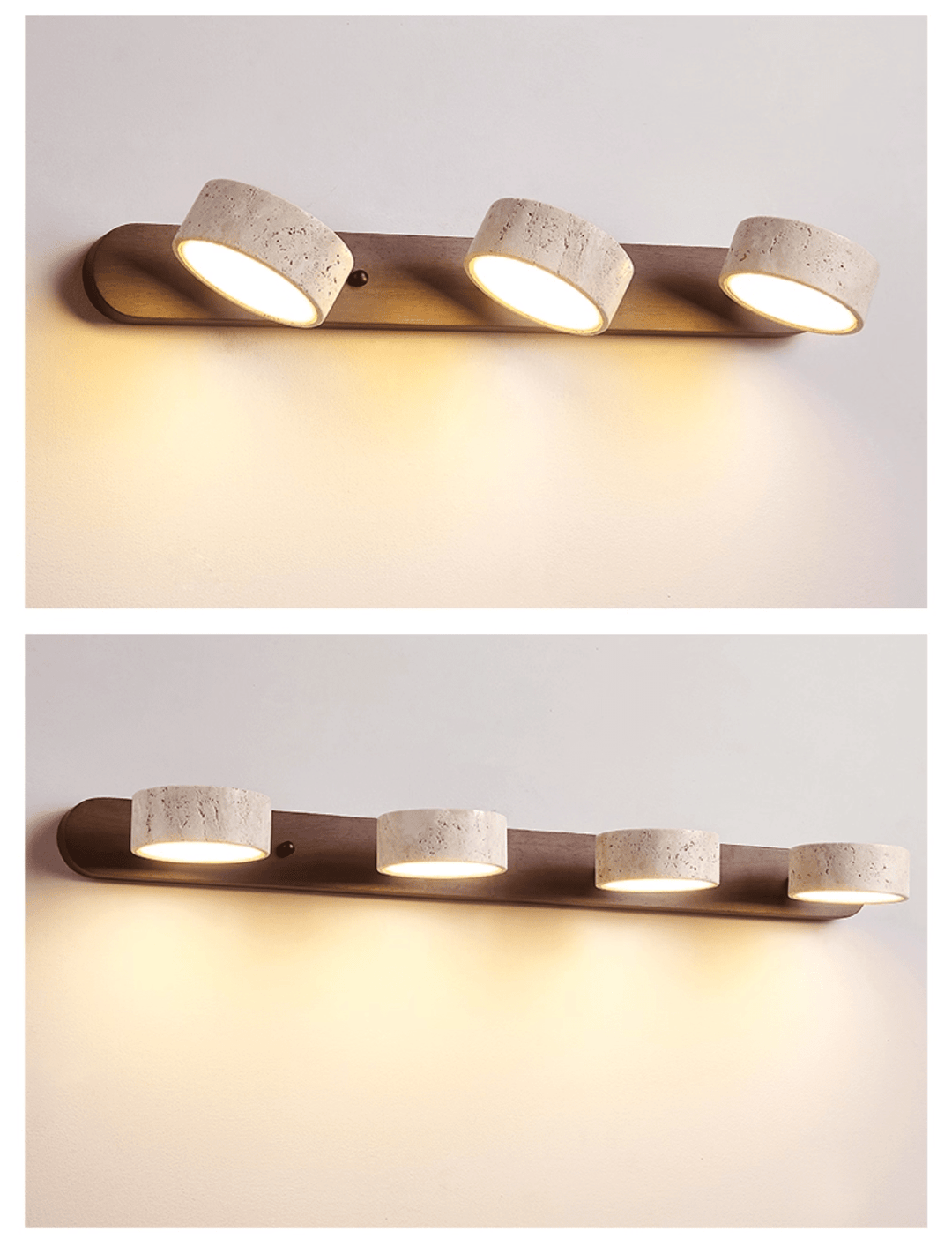 Travertine Duo Wall Light - Vakkerlight