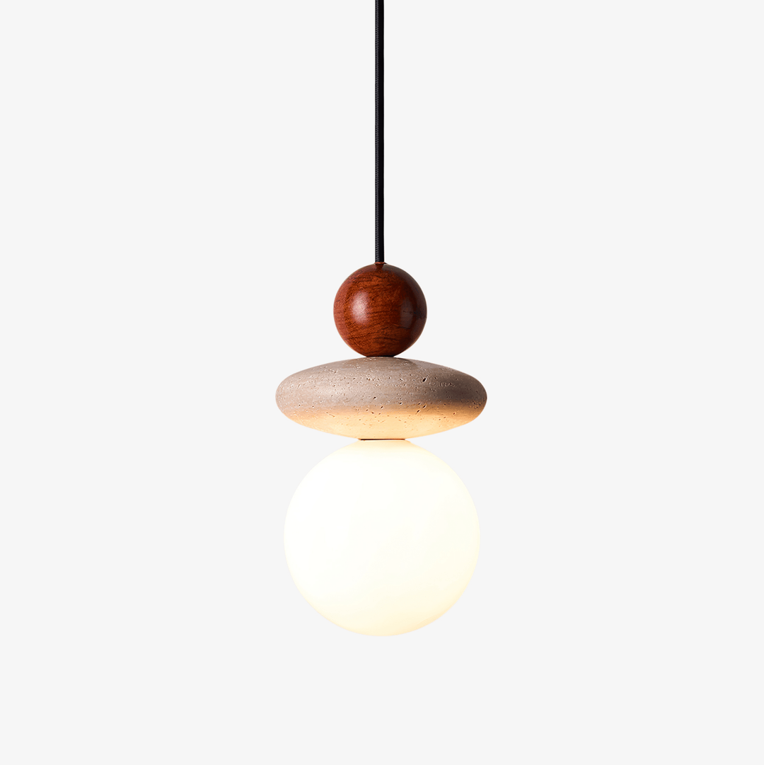 Lumi Travertine Pendant Light - Vakkerlight