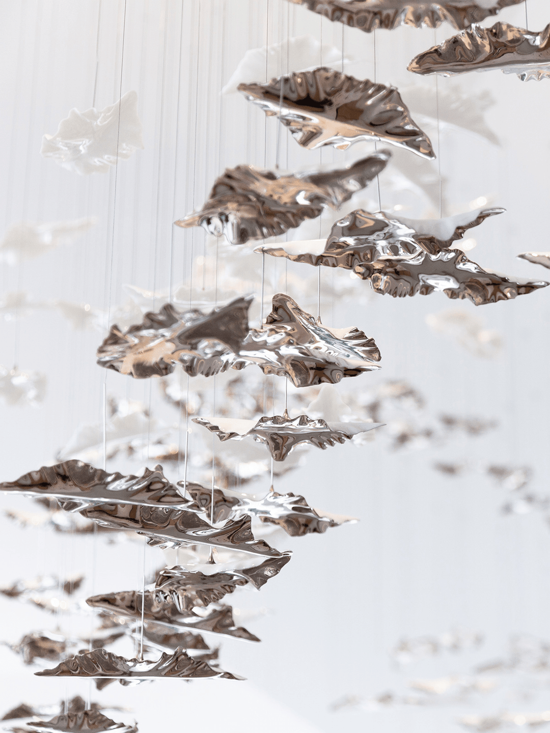 Leaf Twisted Sculptural Customize Chandelier - Vakkerlight