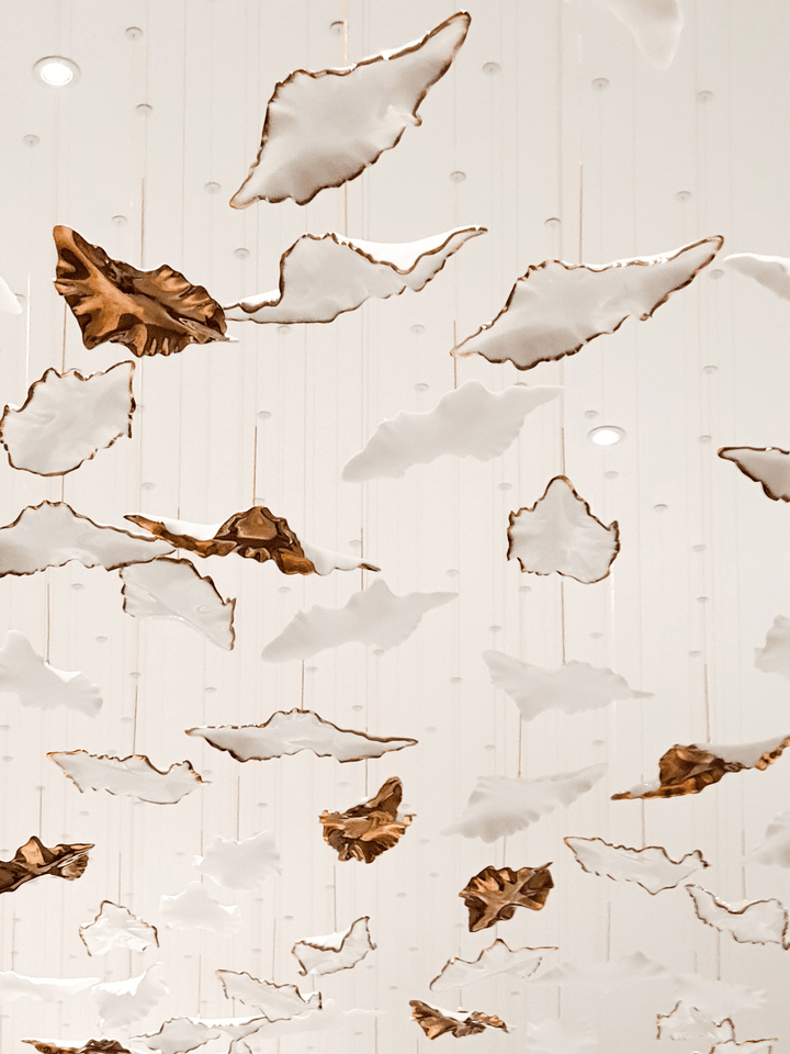 Leaf Twisted Sculptural Customize Chandelier - Vakkerlight