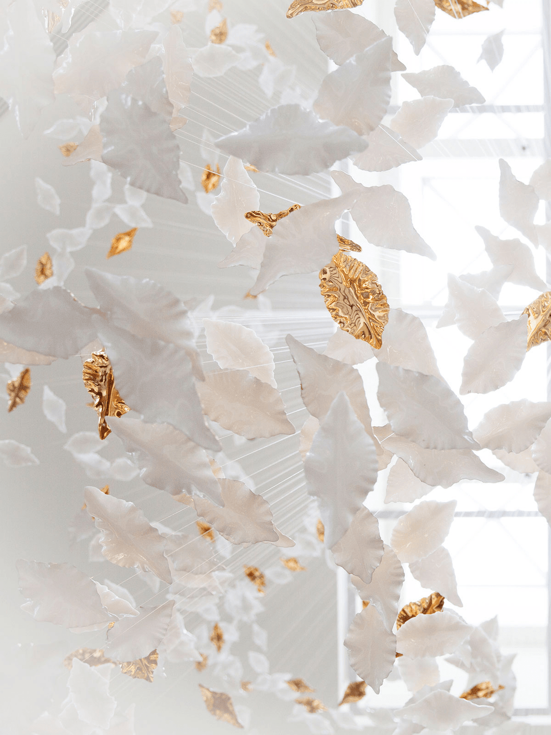 Leaf Twisted Sculptural Customize Chandelier - Vakkerlight