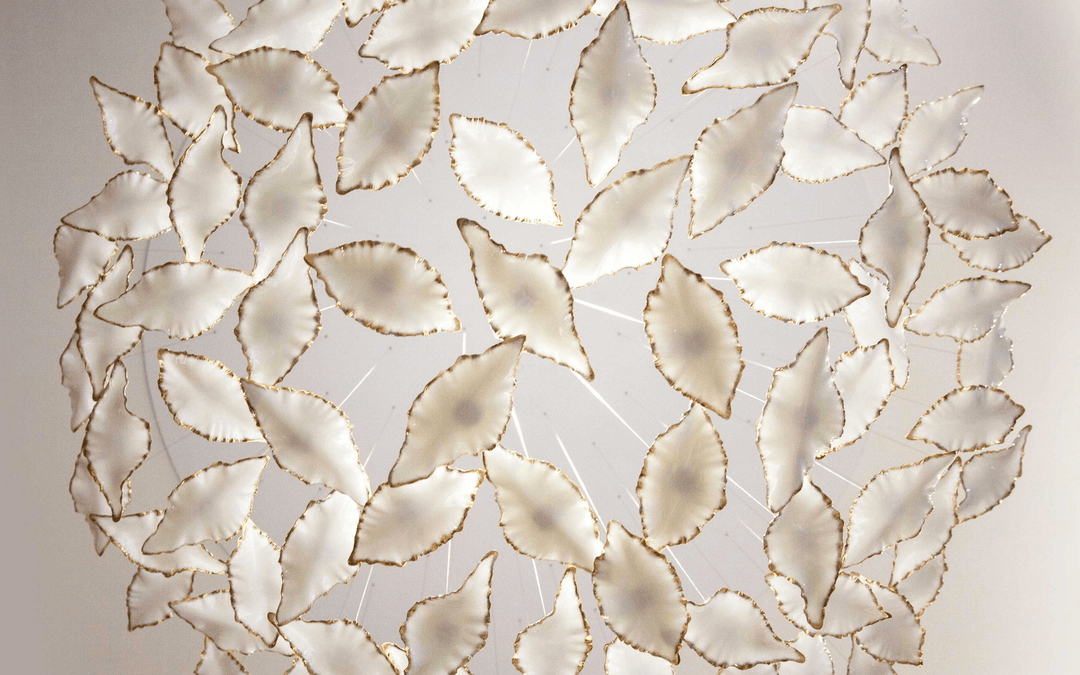 Leaf Twisted Sculptural Customize Chandelier - Vakkerlight