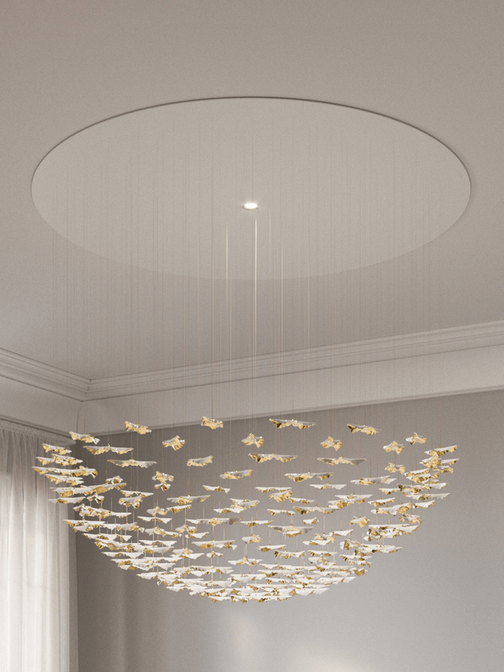 Leaf Twisted Sculptural Customize Chandelier - Vakkerlight
