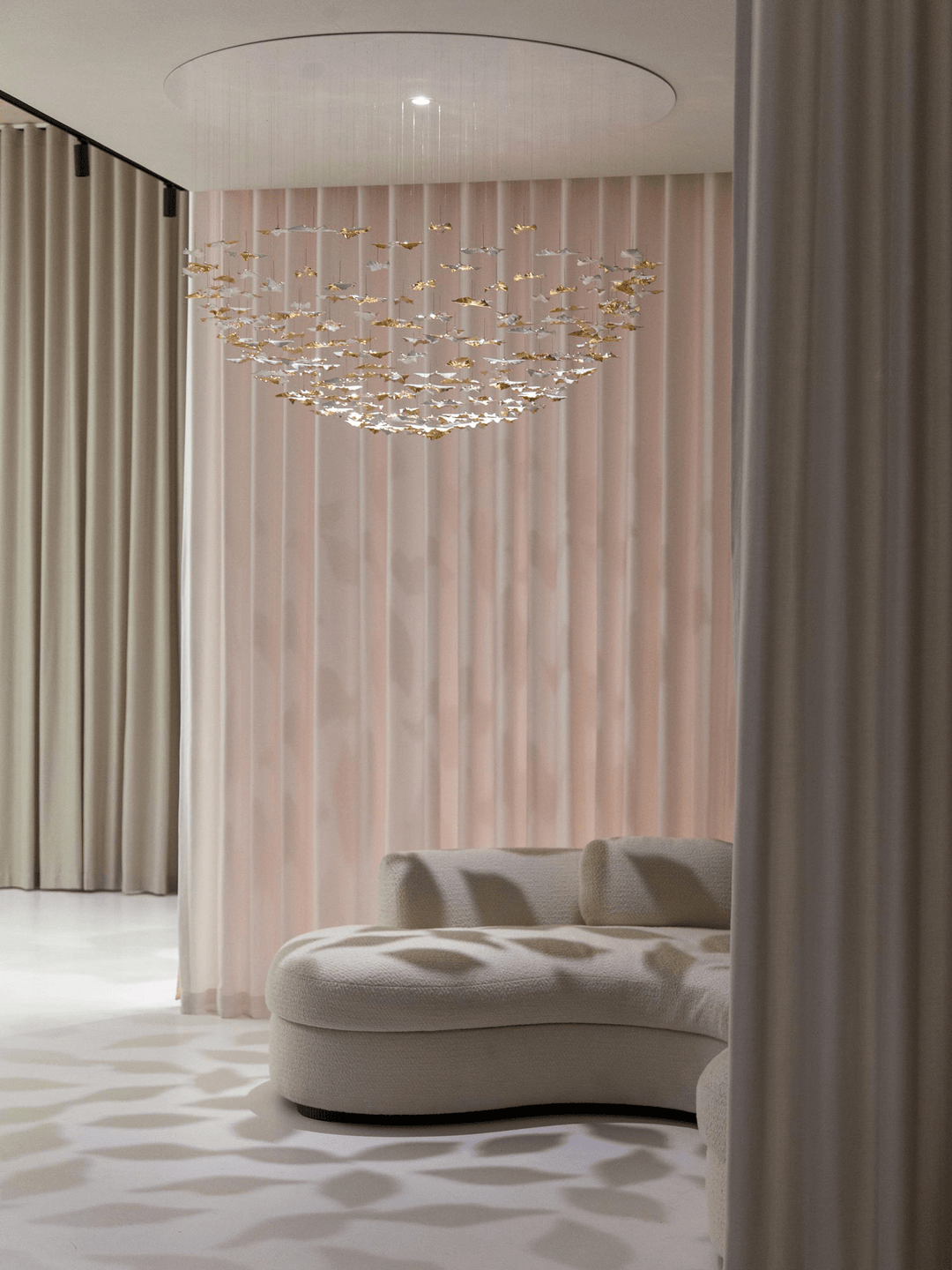 Leaf Twisted Sculptural Customize Chandelier - Vakkerlight