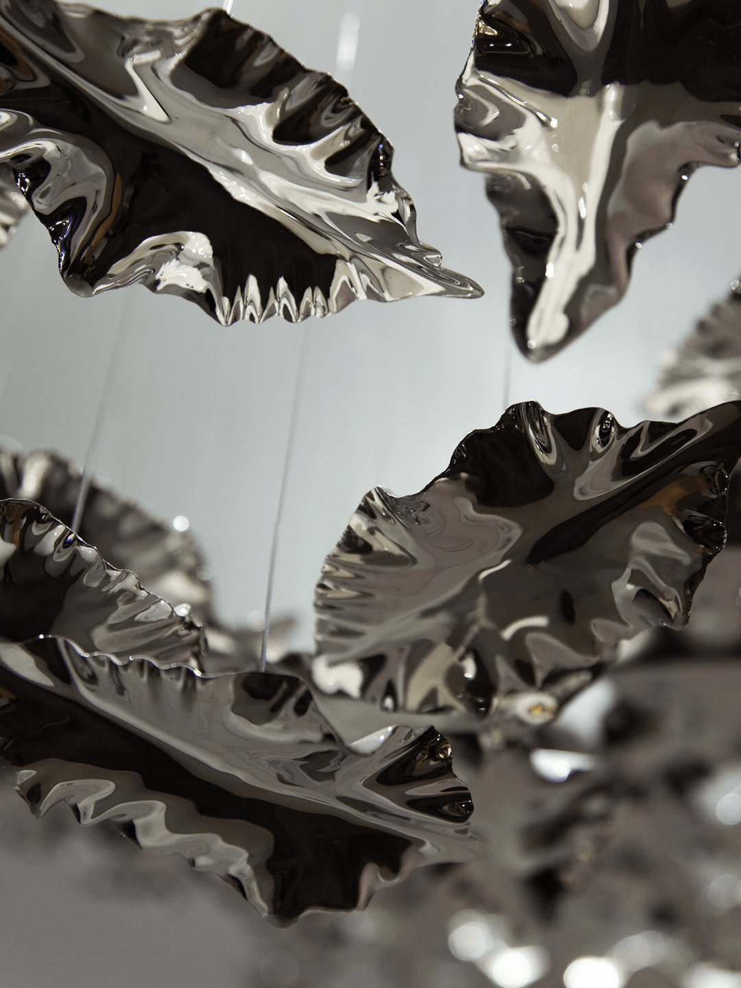 Leaf Twisted Sculptural Customize Chandelier - Vakkerlight