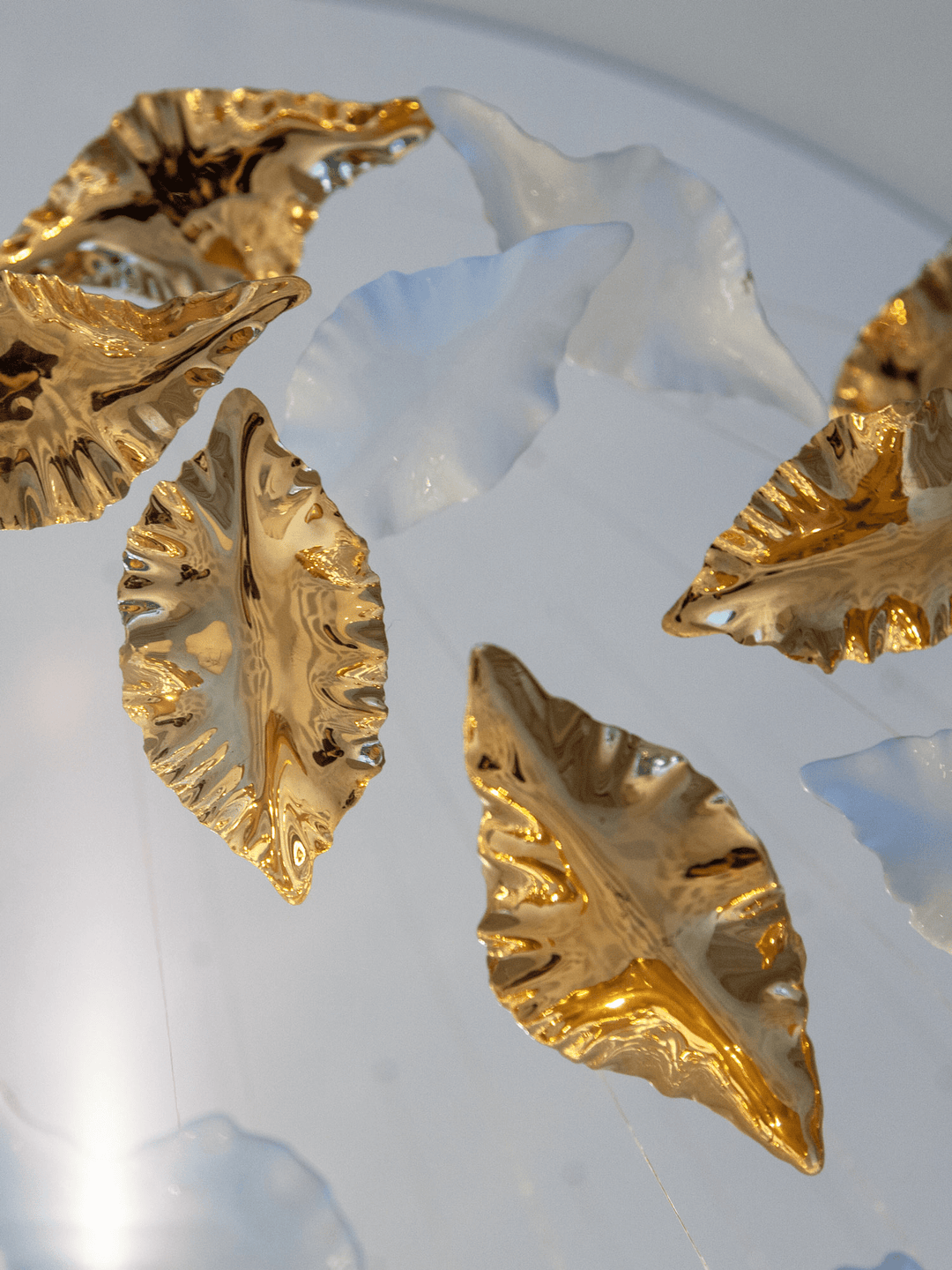 Leaf Twisted Sculptural Customize Chandelier - Vakkerlight