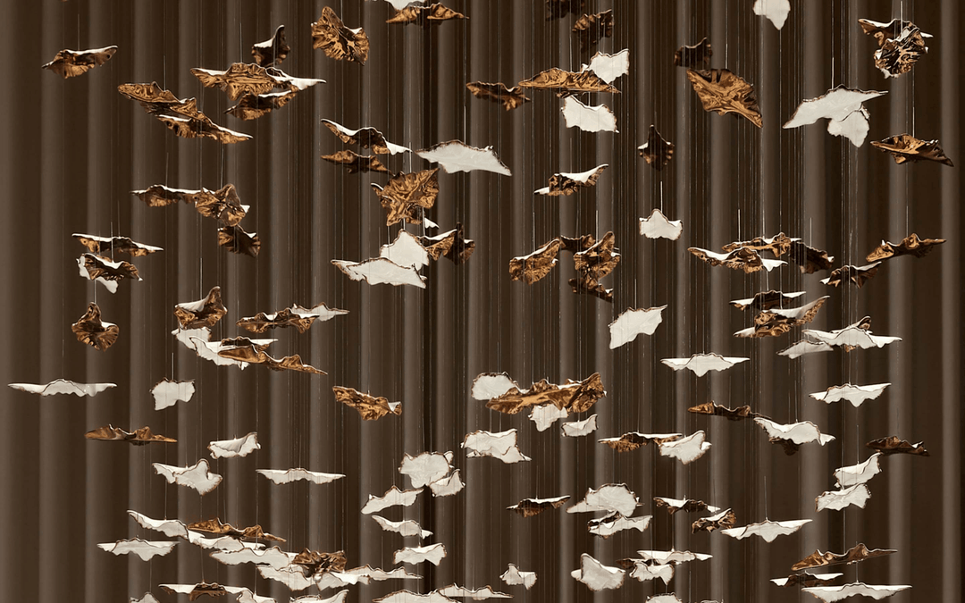 Leaf Twisted Sculptural Customize Chandelier - Vakkerlight