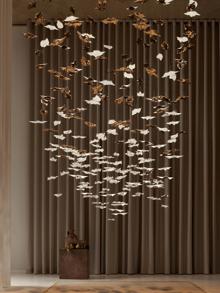 Leaf Twisted Sculptural Customize Chandelier - Vakkerlight