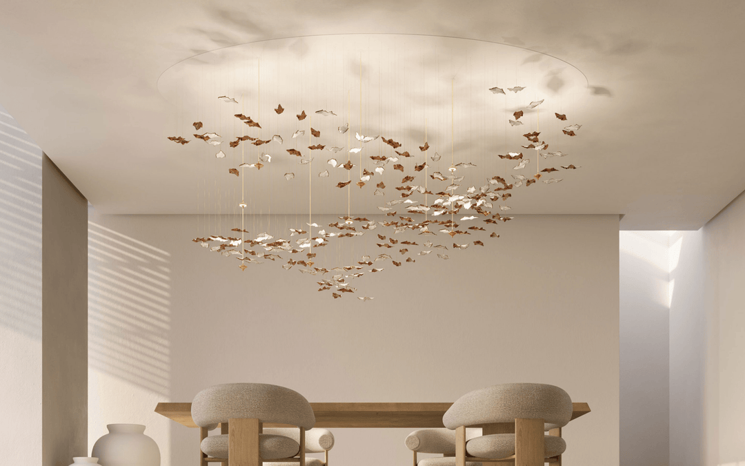 Leaf Twisted Sculptural Customize Chandelier - Vakkerlight