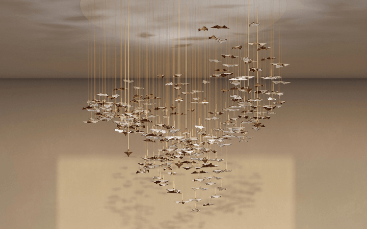 Leaf Twisted Sculptural Customize Chandelier - Vakkerlight