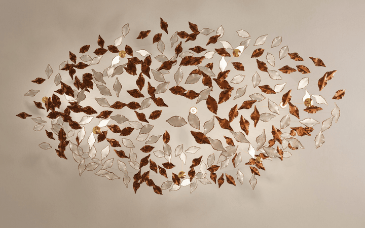 Leaf Twisted Sculptural Customize Chandelier - Vakkerlight