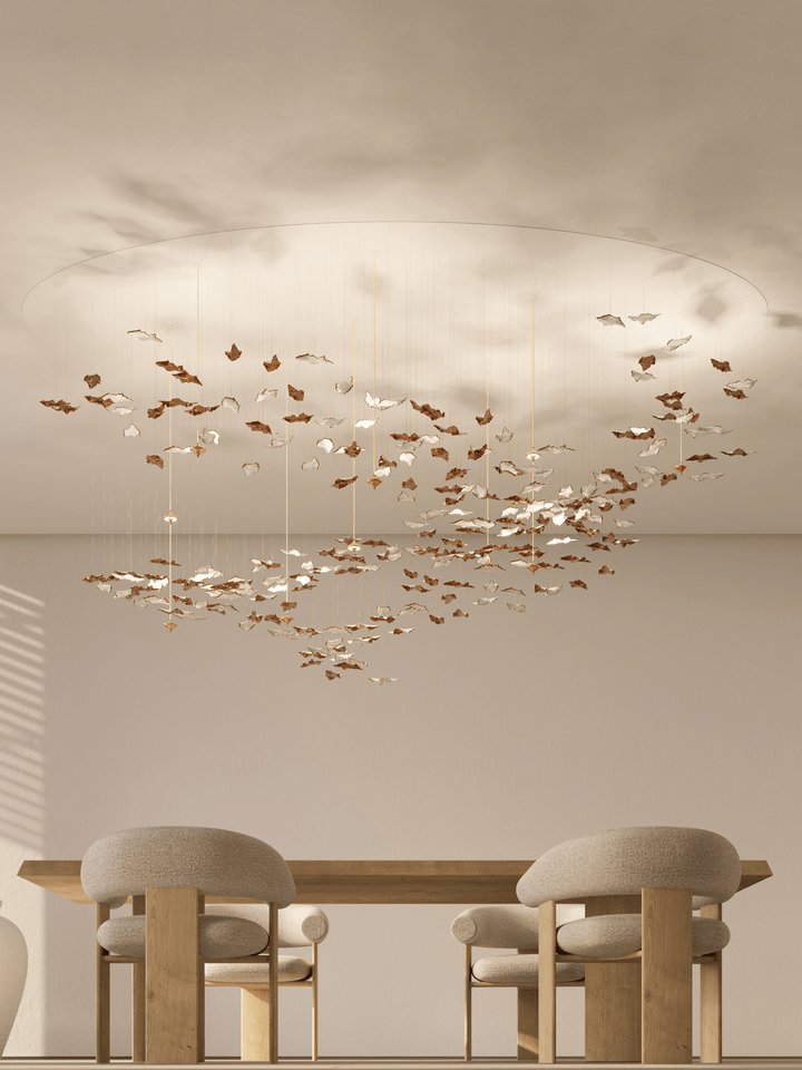 Leaf Twisted Sculptural Customize Chandelier - Vakkerlight