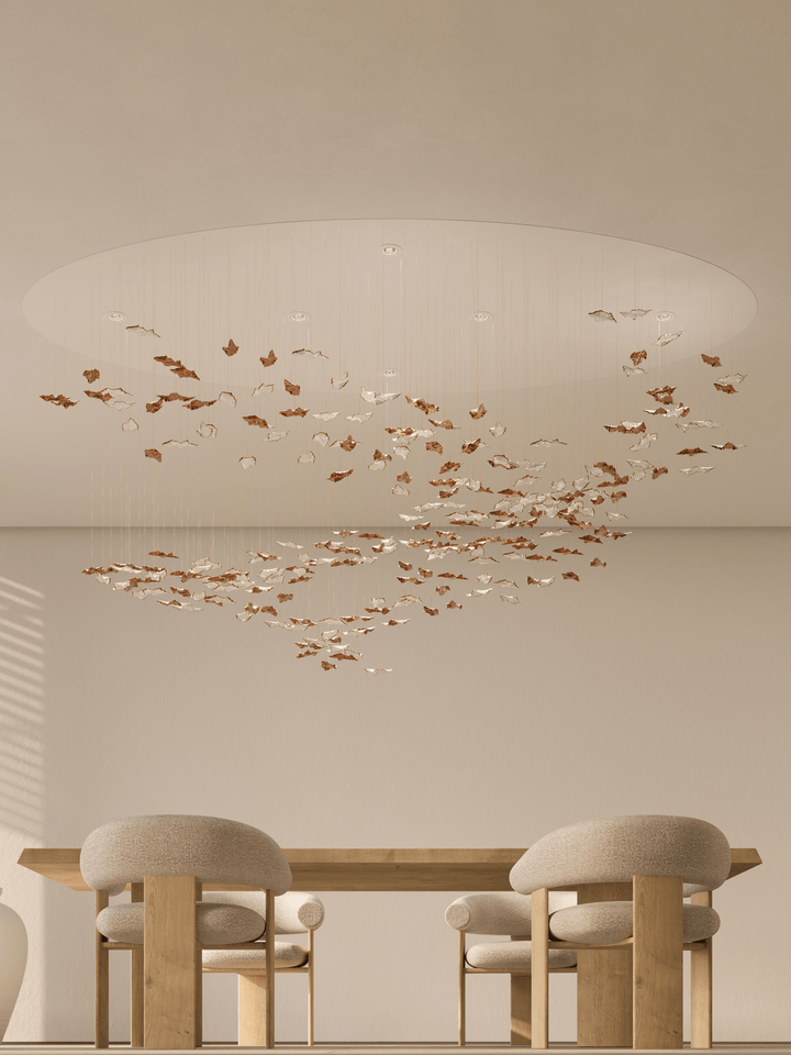 Leaf Twisted Sculptural Customize Chandelier - Vakkerlight