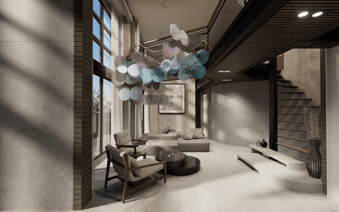 Clouds Iridescent Disc Chandelier - Vakkerlight