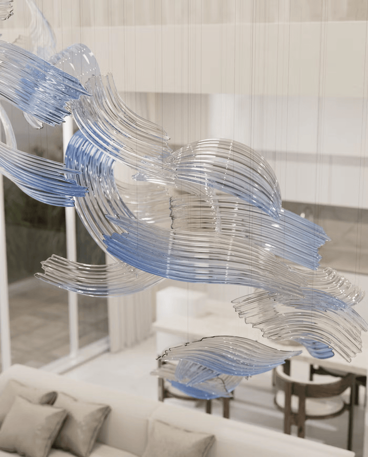 Brush Art Glass Chandelier - Vakkerlight