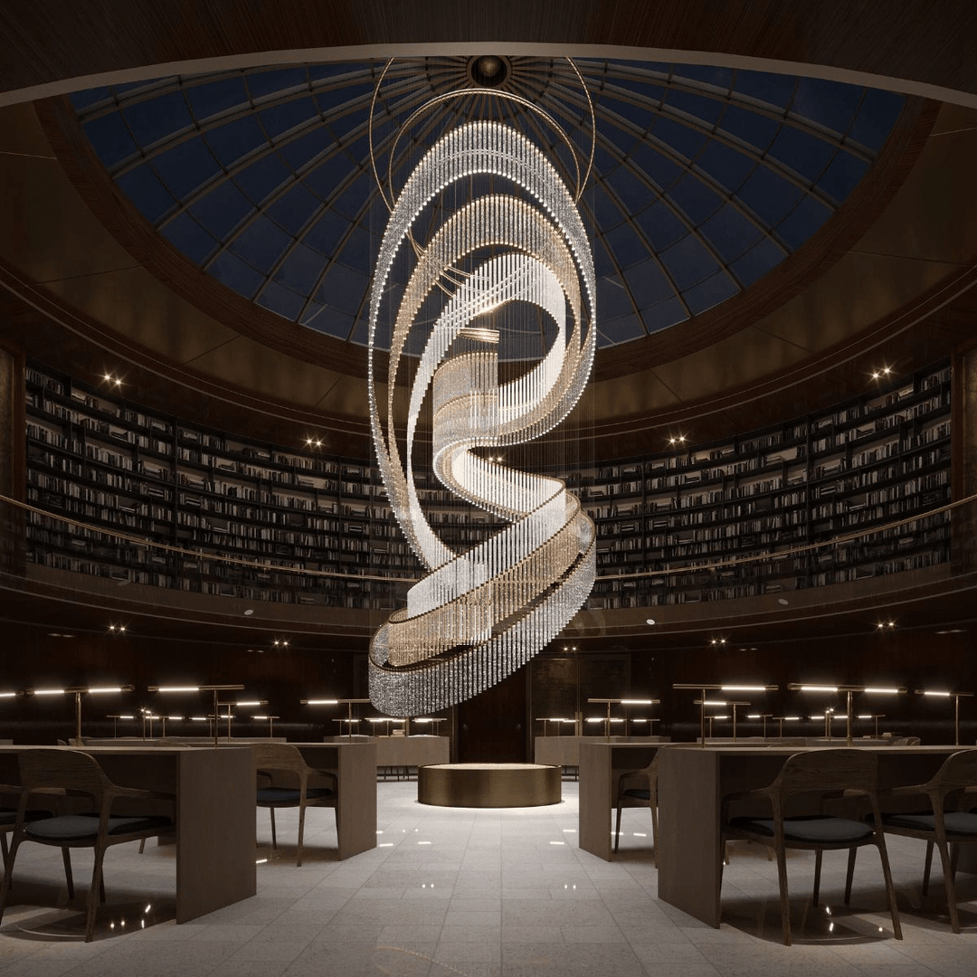 Crystal Spin Customize Chandelier - Vakkerlight