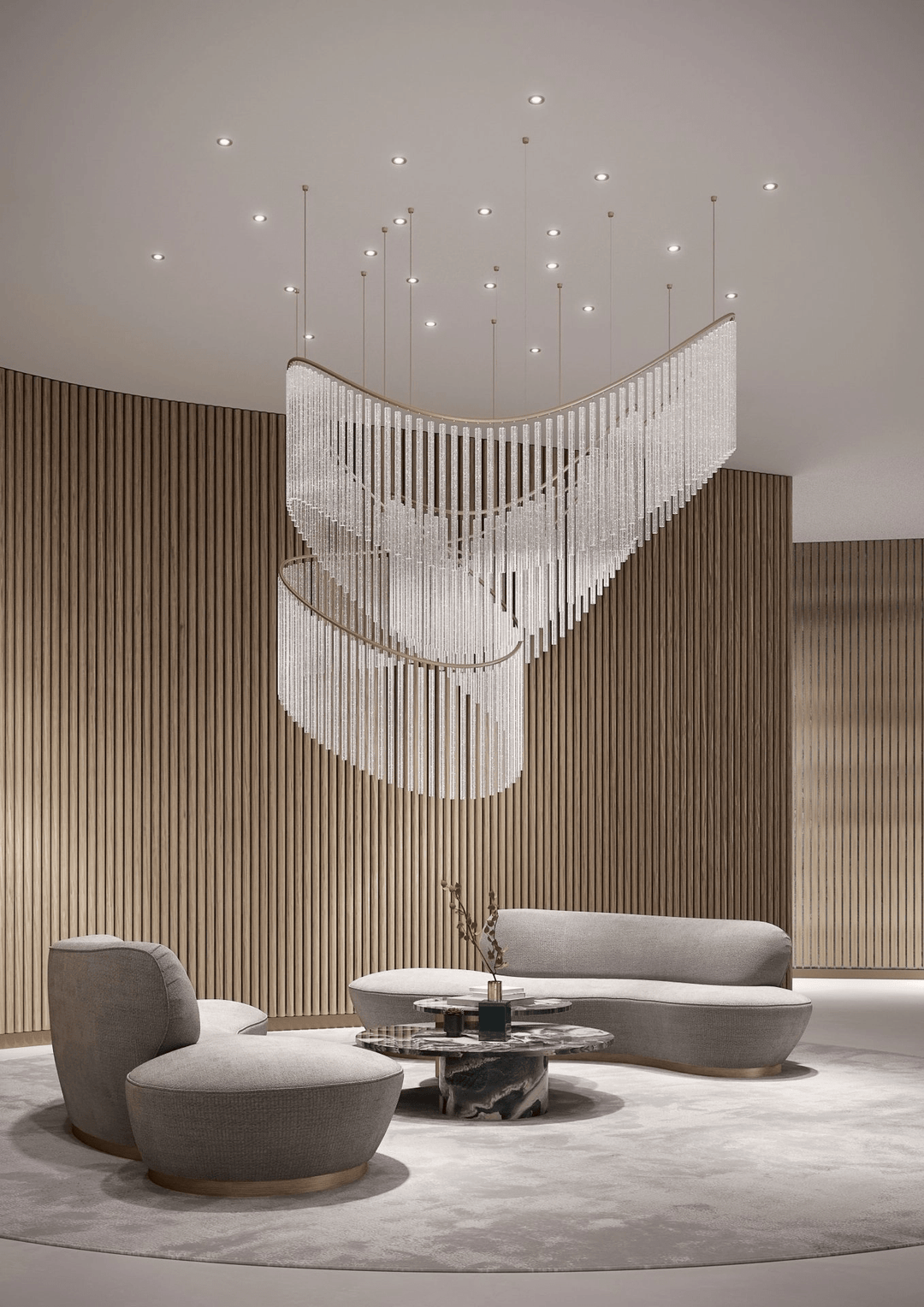 Crystal Spin Customize Chandelier - Vakkerlight