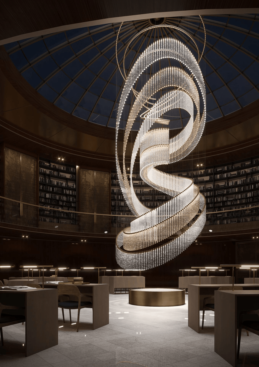 Crystal Spin Customize Chandelier - Vakkerlight