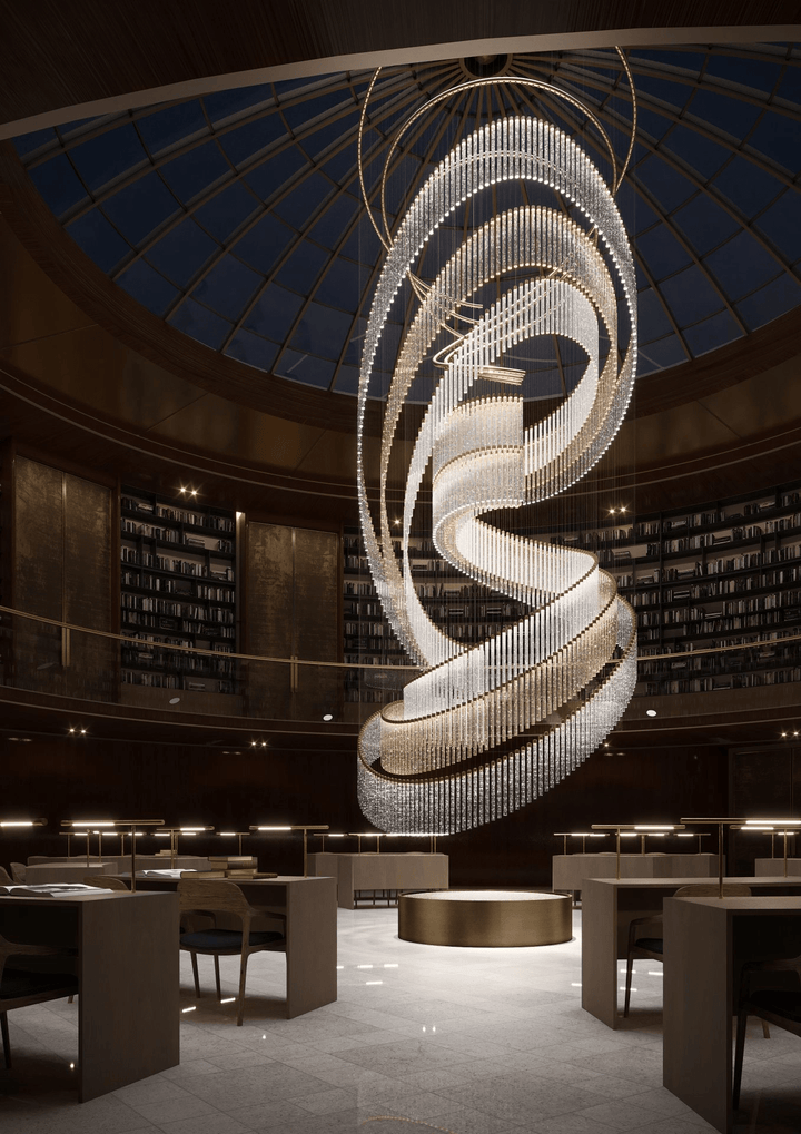 Crystal Spin Customize Chandelier - Vakkerlight