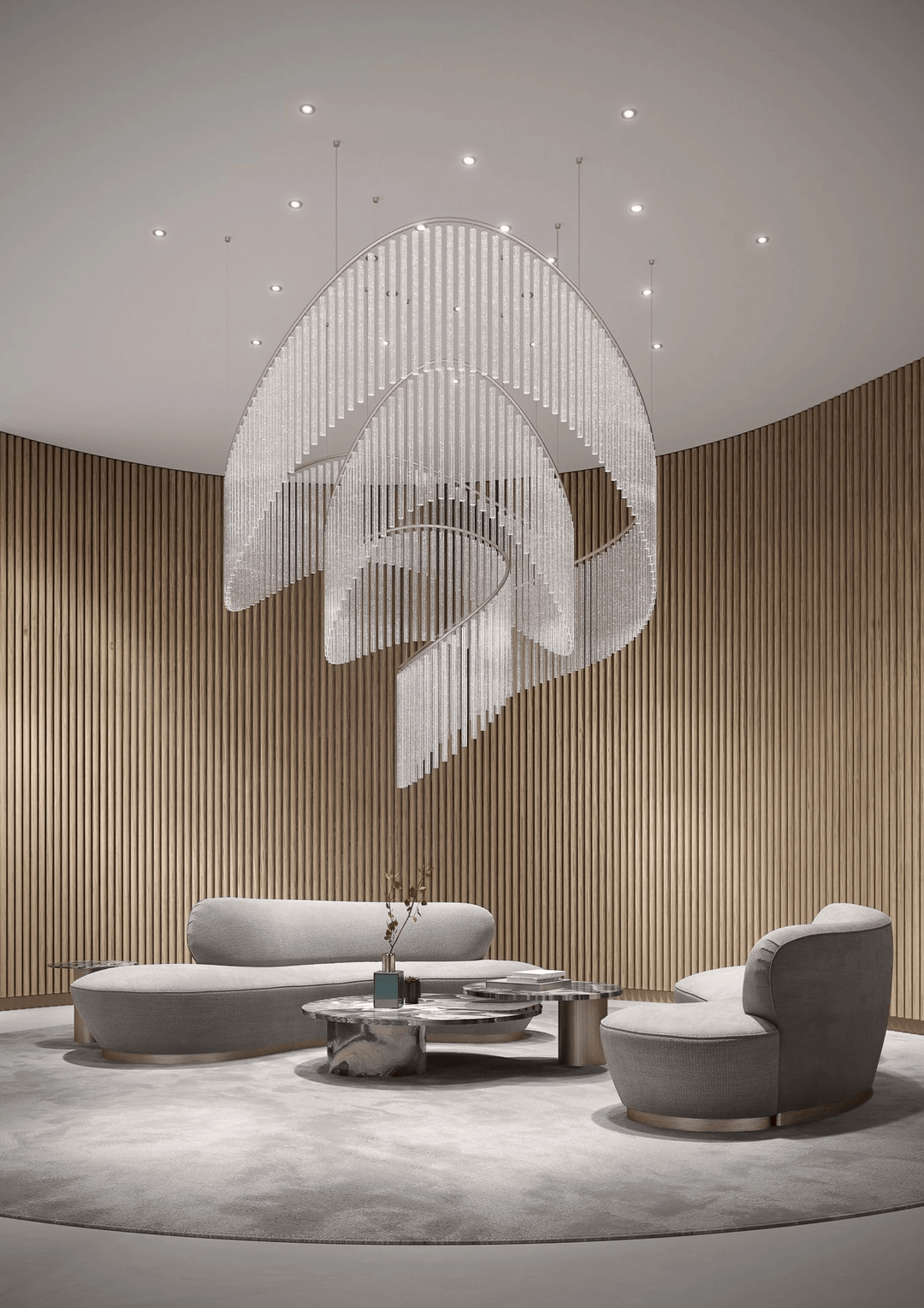 Crystal Spin Customize Chandelier - Vakkerlight