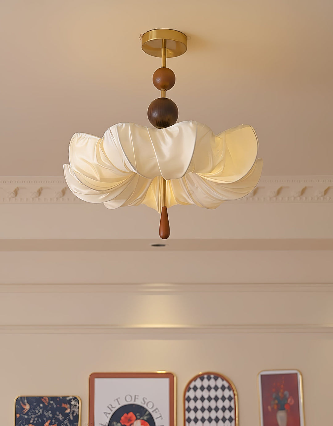 Floralis Fabeic Ceiling Light - Vakkerlight