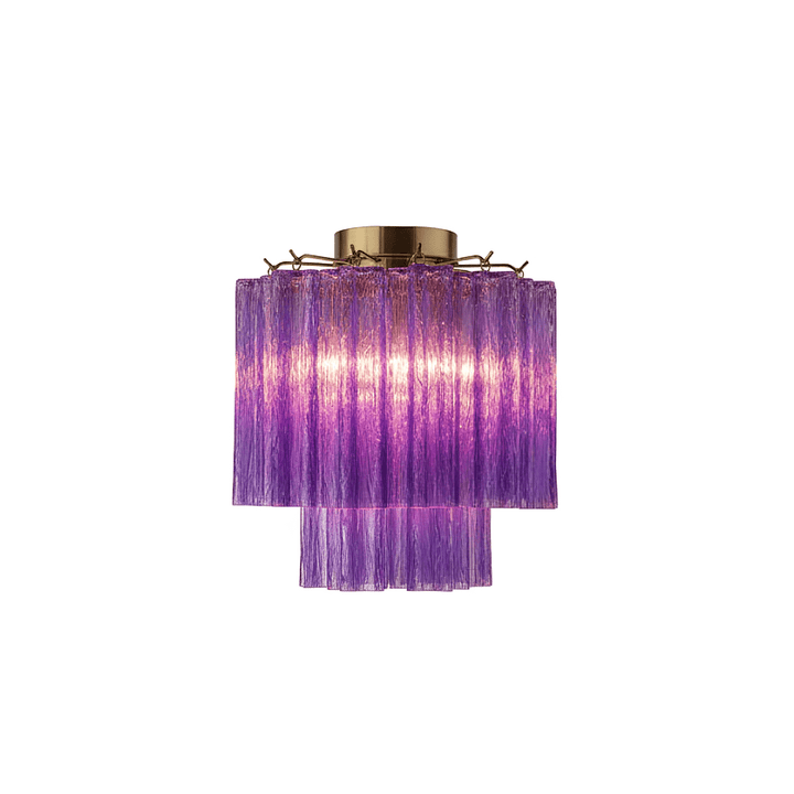 Fiora Pink Murano Glass Ceiling Lamp - Vakkerlight