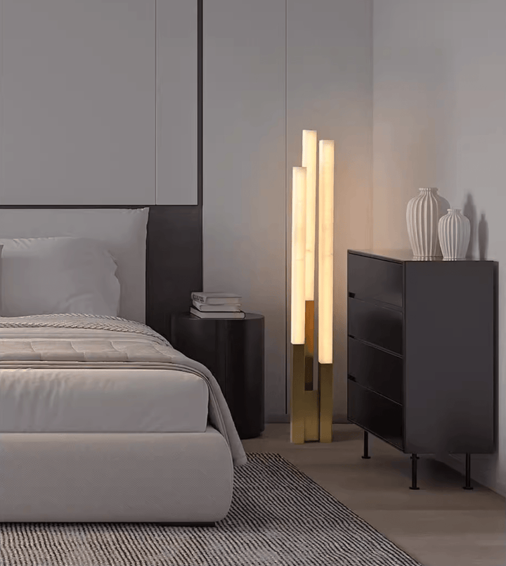 Callisto Alabaster Floor Lamp - Vakkerlight