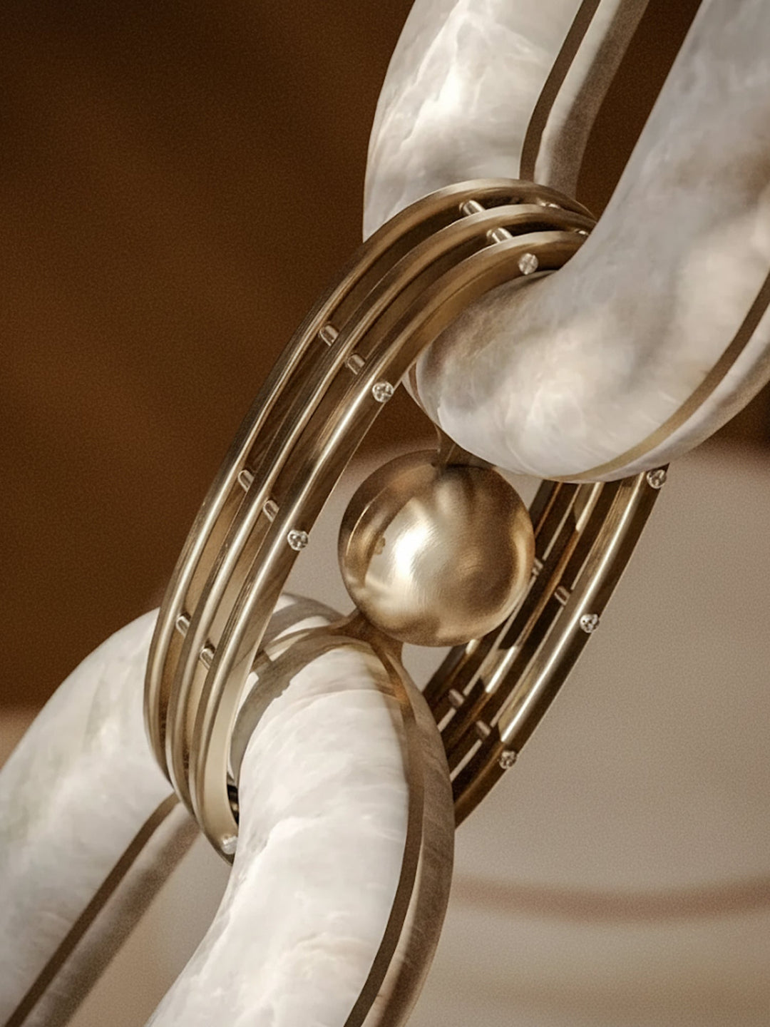 Chain Link Chandelier - Vakkerlight