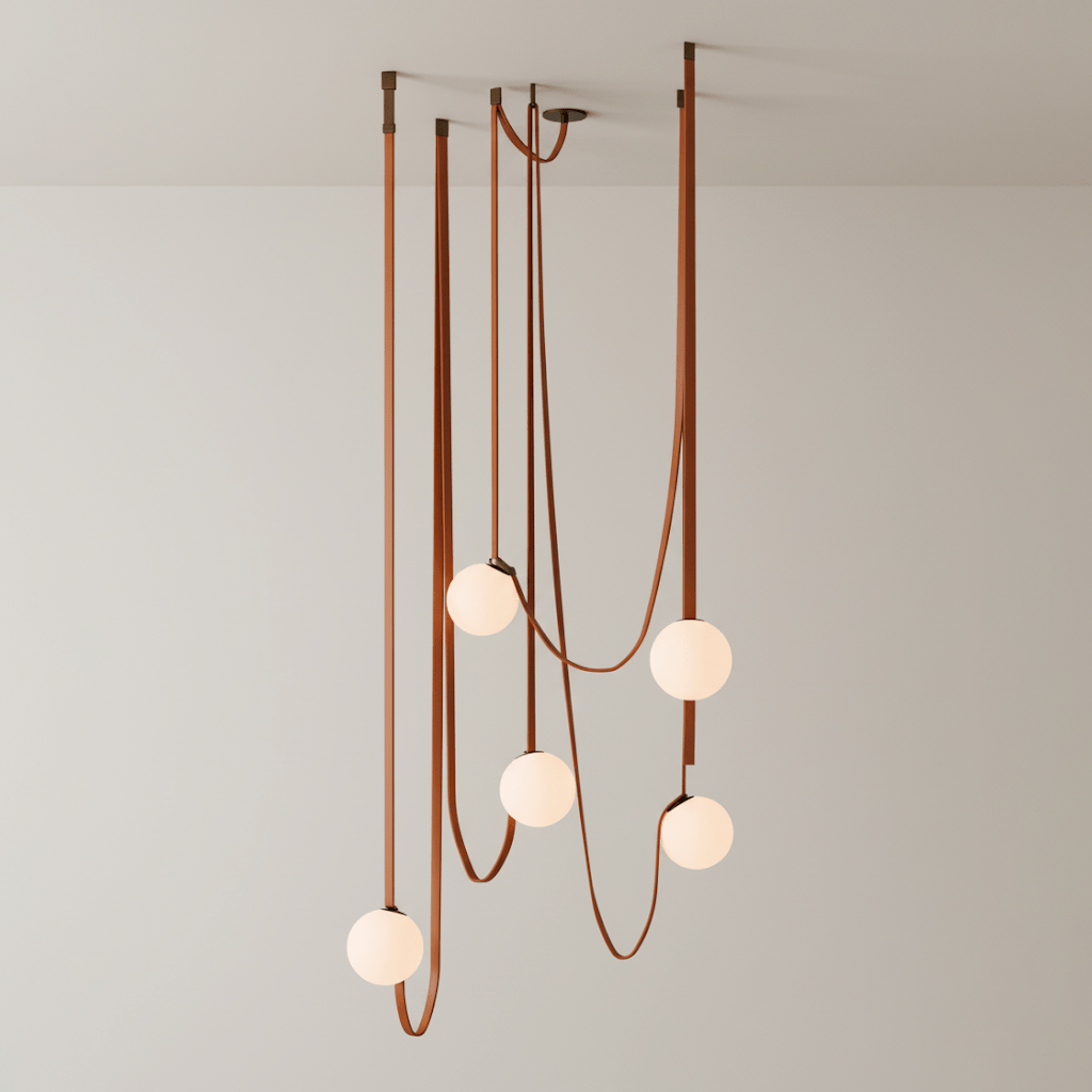 Multiple Belt Art Pendant Light - Vakkerlight