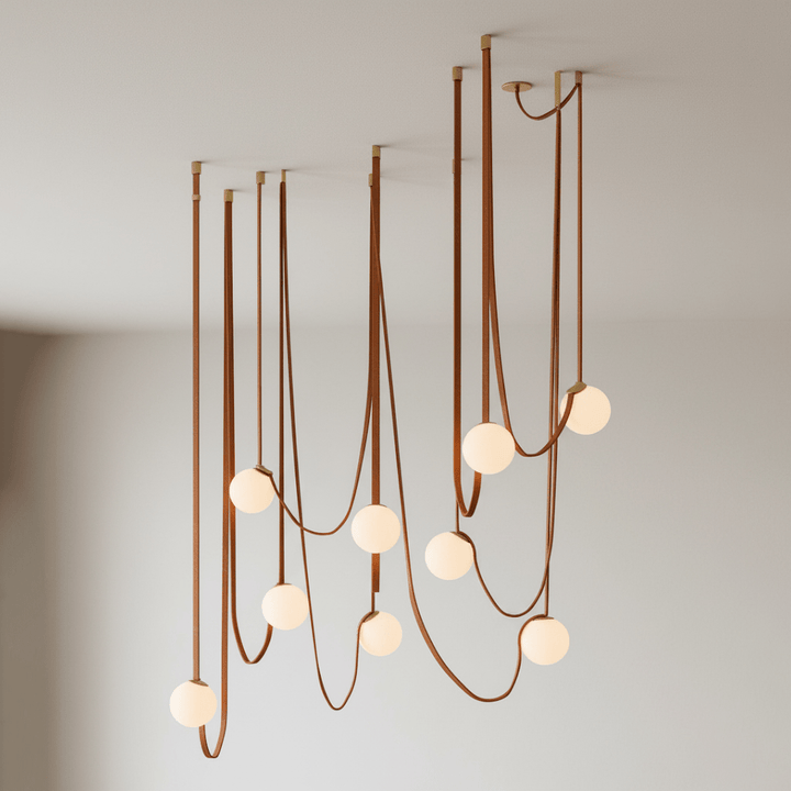 Multiple Belt Art Pendant Light - Vakkerlight