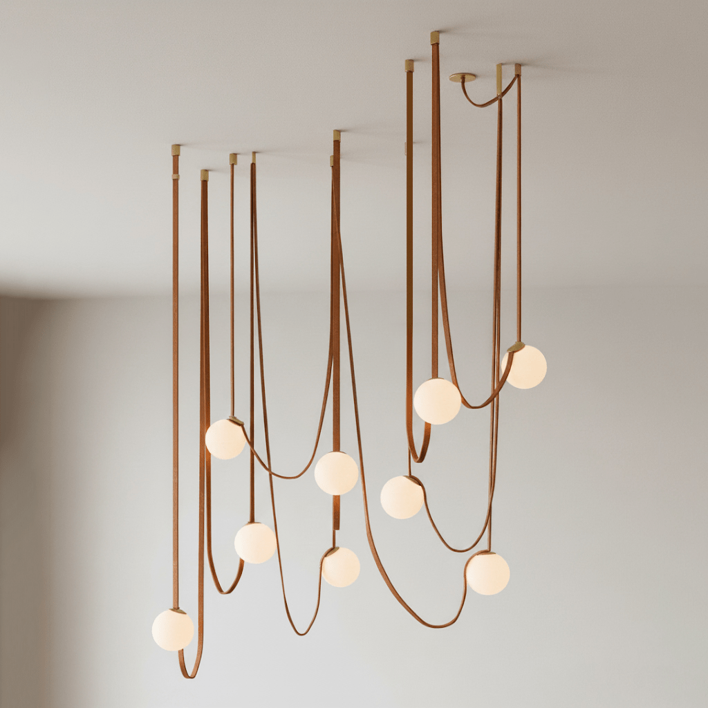 Multiple Belt Art Pendant Light - Vakkerlight