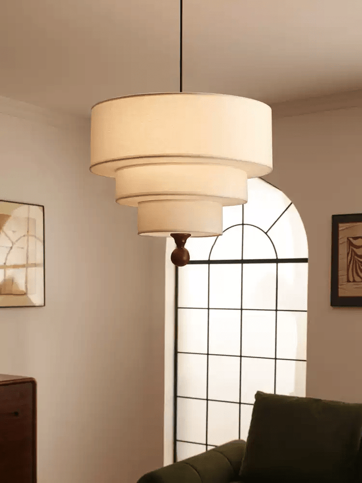Tiered Fabric Pendant Light - Vakkerlight