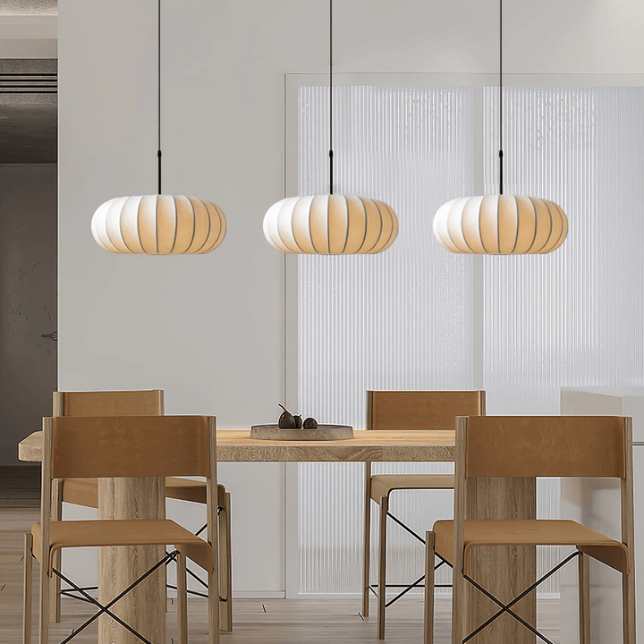 Lantern Silk Pendant Lamp - Vakkerlight