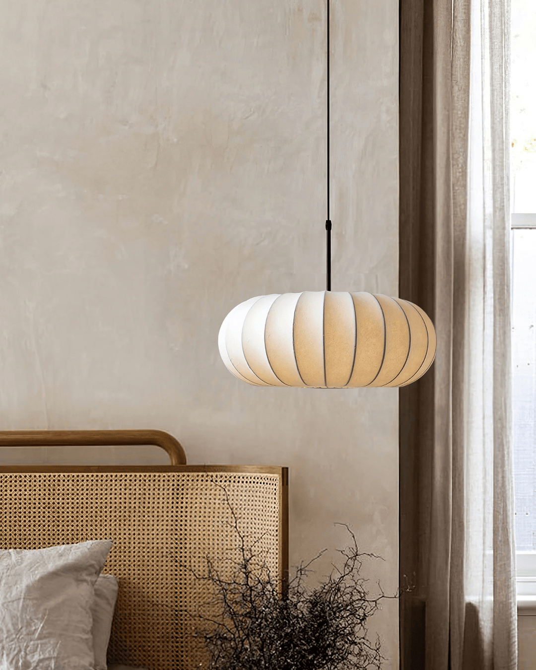 Lantern Silk Pendant Lamp - Vakkerlight