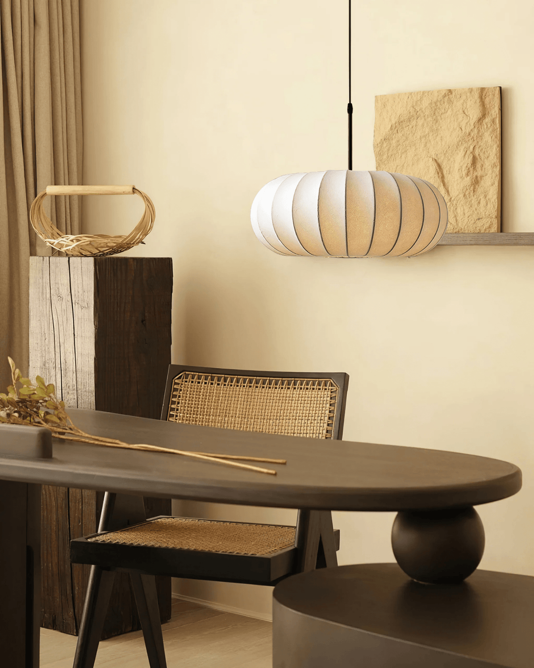 Lantern Silk Pendant Lamp - Vakkerlight