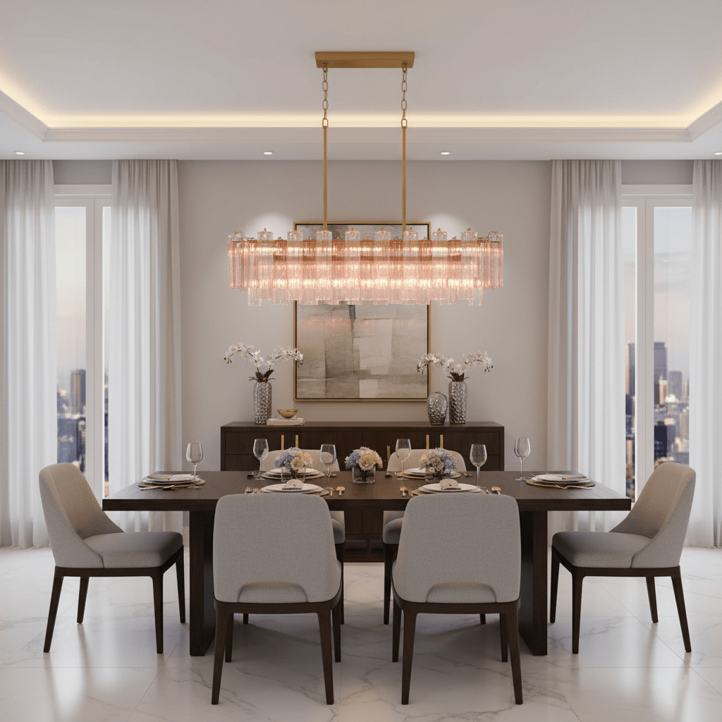 Addis Linear Chandelier - Vakkerlight