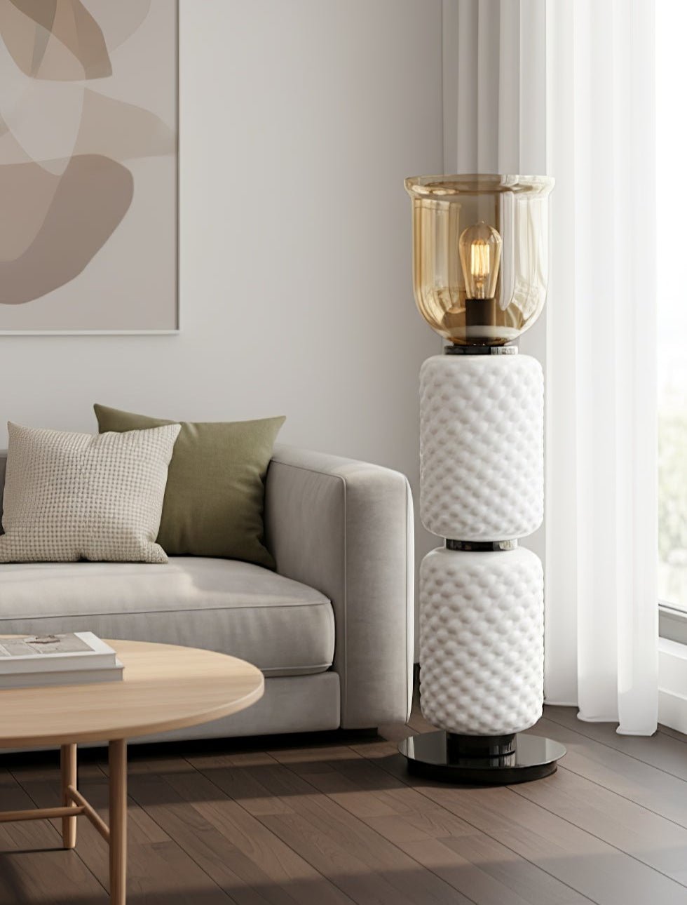 Textured Layered Glass table Light - Vakkerlight