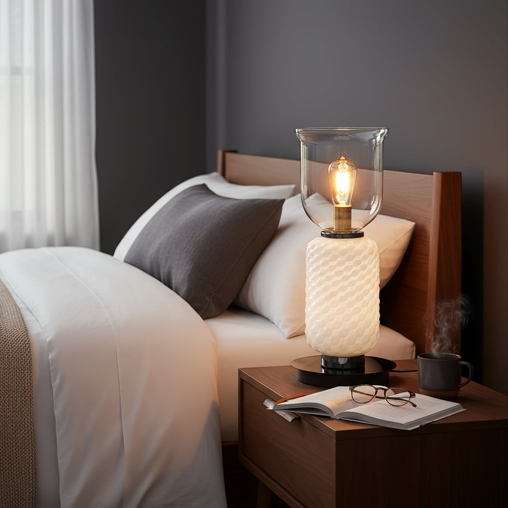 Textured Layered Glass table Light - Vakkerlight