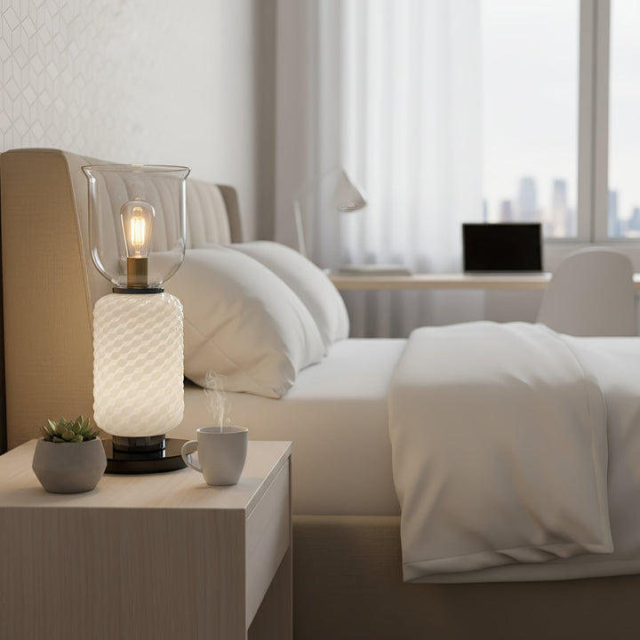 Textured Layered Glass table Light - Vakkerlight