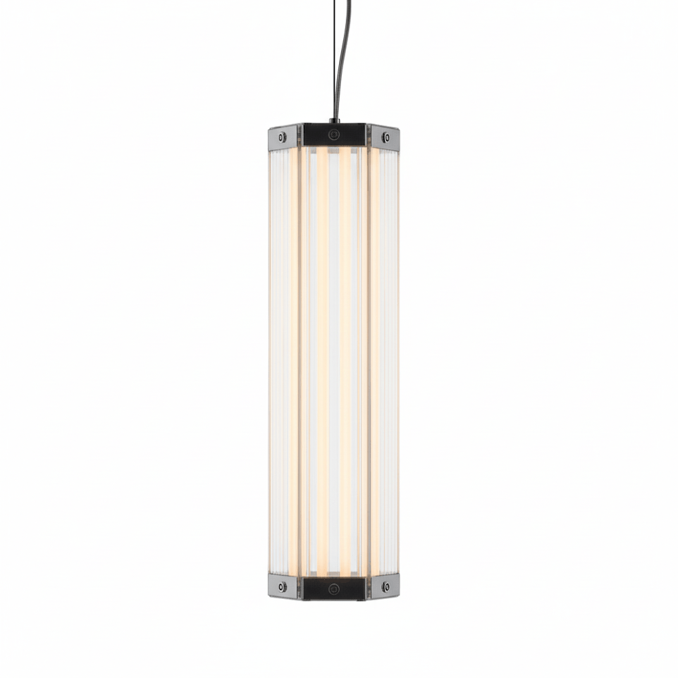 Hexagonal Glass Pendant Lamp - Vakkerlight