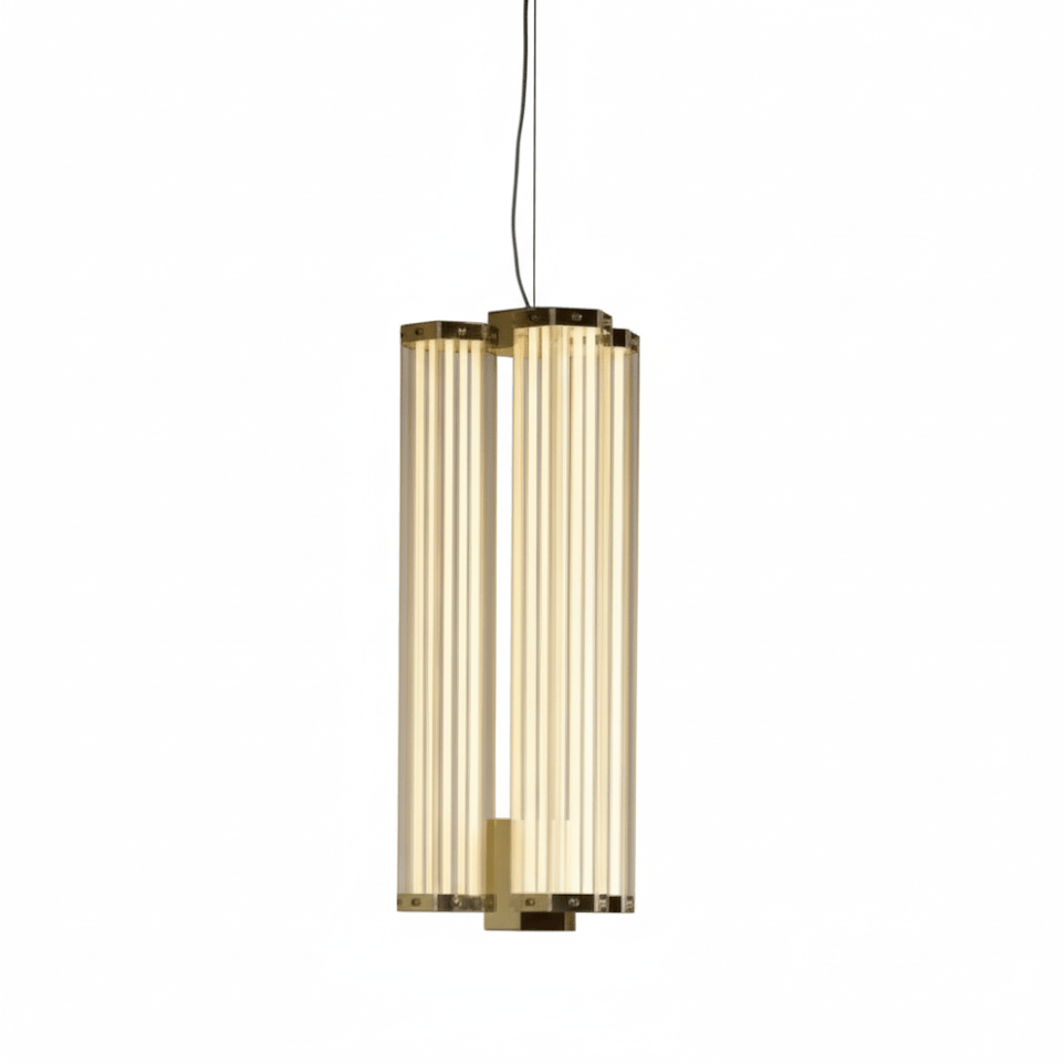 Hexagonal Glass Pendant Lamp - Vakkerlight